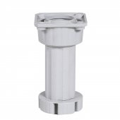 (4 Adet) Mobilya Masa Puf Sehpa TV Ünitesi Ayağı Ayarlanabilir Gri Ayak 10 cm - 5