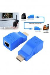 HDMI Extender 4K 3D RJ45 Cat6 ile 30M HDMI Uzatıcı thumbnail 2