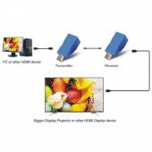 HDMI Extender 4K 3D RJ45 Cat6 ile 30M HDMI Uzatıcı thumbnail 6