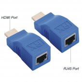 HDMI Extender 4K 3D RJ45 Cat6 ile 30M HDMI Uzatıcı thumbnail 7