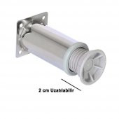 Mobilya Masa Puf  TV Ünitesi Ayağı Ayarlanabilir Metal Ayak 10 cm - 3