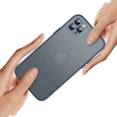 iPhone 12 Pro Kılıf Retro Kenar ve Lens Koruyucu Renkli Kılıf thumbnail 9