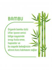 Pure Baby Organik Bambu Özlü Külot Bez Pure Baby 4lü  Paket 4 Numara Maxi 192 Adet - 4