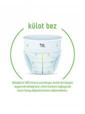 Pure Baby Organik Bambu Özlü Külot Bez Tekli Paket 4 Numara Maxi 48 Adet - 4