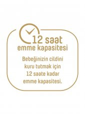 Pure Baby Organik Pamuklu Cırtlı Bez 3Lü Paket 4 Numara Maxi 144 Adet - 7