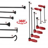 Pdr Tools 54 Parça Boyasız Göçük Düzeltme Set Kaporta Onarım - 5