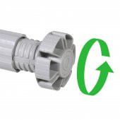 Mobilya Masa Sehpa TV Ünitesi Ayağı Ayarlanabilir 10 cm Gri Ayak - 3