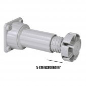 Mobilya Masa Sehpa TV Ünitesi Ayağı Ayarlanabilir 10 cm Gri Ayak - 4