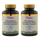 Balen Glukozamin & Kondroitin & MSM Kapsül Takviye Edici Gıda 120 Tablet 2 kutu - 1