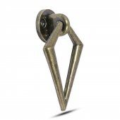 Sarkaç Dolap Çekmece Kulpu Kulbu Metal Antik Sarı Halka Kulp - 1