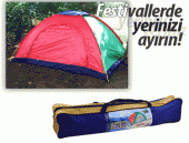 2 Kişilik Kolay Kurulumlu Katlanır Kamp Çadırı -Taşıma Çantalı HİLAYS - 4