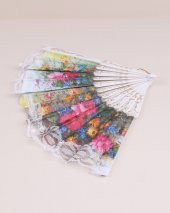 Desenli Plastik Yelpaze HİLAYS - 2