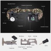 Survival Bileklik - SOS Ledli Multi Fonksiyonlu Hayatta Kalma Bilekliği HİLAYS - 4