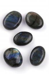 Labradorit Doğal Taş Oval Parça - 1