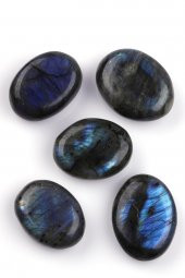 Labradorit Doğal Taş Oval Parça - 1