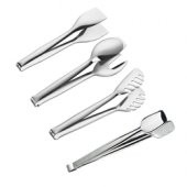 Nehir 4 Parça Pasta Makarna Servis Izgara Maşa Takımı - 1