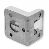 Mobilya Dolap Askı Elemanı Montaj Bağlantı Sabitleme Demiri Beyaz (10 ADET) - 2