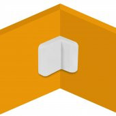 Mobilya Dolap Askı Elemanı Montaj Bağlantı Sabitleme Demiri Beyaz (10 ADET) - 4