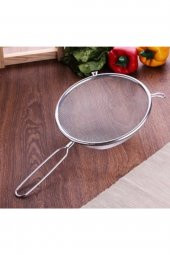 Orta Boy Metal Saplı Kalaylı Un - Süt - Şeker - Bakliyat Süzgeci 17 Cm HİLAYS - 2