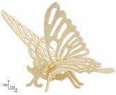 3D Ahşap Puzzle - Kelebek HİLAYS - 1