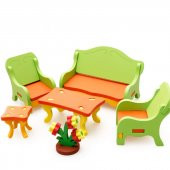 3D Ahşap Puzzle - Salon Takımı HİLAYS - 4