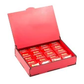 Sevdiklerinize Özel Kırmızı Ahşap Hediye Kutusunda 40 Adet Ülker Napoliten Çikolata thumbnail 2