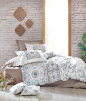 Cotton Box Çift Kişilik Bohem Nevresim Takımı Bianna Bej HİLAYS - 1