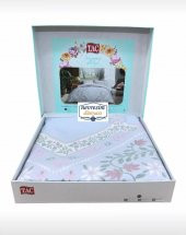 Taç Çift Kişilik Ranforce Nevresim Takımı Valeri Pembe HİLAYS - 2