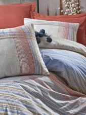 Cotton Box Ranforce Nevresim Takımı Çift Kişilik Frey Mercan HİLAYS - 2