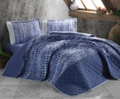 Clasy Tek Kişilik Yatak Örtüsü Coza v2 Mavi HİLAYS - 1