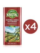 Kristal Natural Sızma Dolgun Güçlü Teneke Zeytinyağı 5 lt x 4 Adet - 1