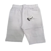 Tutku Kız Çocuk Elastan Kısa Tayt Beyaz 845 - 1