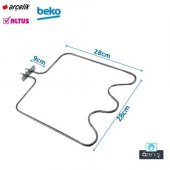 ARÇELİK-BEKO-ALTUS-SİMFER-ÜST FIRIN REZİSTANSI 1200 WATT - 1