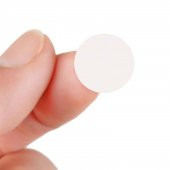 (100 ADET) Yapışkanlı Vida Tapası Beyaz Vida Kapatıcı Kapağı - 2