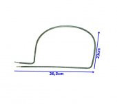 KARE MİNİ MİDİ FIRIN REZİSTANSI MİDE TİPİ 6.5 MM 220VOLT 650WATT - 1