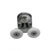 Duşakabin Tekerleği Metal Gövdeli Üst Krom Teker Çapı 24 mm - 1