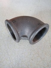3 P . (90 MM) SİYAH DÖKÜM DİRSEK - 1