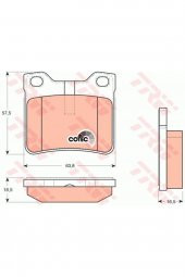 Gdb1276 425130 Arka Fren Balatası P406 P607 2,0 2,0t 2,1tdı P406 Coupe P607 - 1