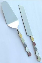 Lamedore Rings Gümüş Renkli 2li Kek Seti 1QE-7407C - 1