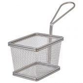 Kulplu Servis Sepeti, MeridyenDukkan Çelik 10Cm Patates-Garnitür Sunumluğu - 1