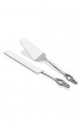 Lamadore Elıson 2 Li Kek Servis Seti Gümüş 1HRZ-2450SC - 1