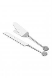 LAMEDORE Fıesta 2 Li Kek Servis Seti Gumus 1HRZ-2738SC - 1