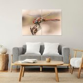 Kitap Şeyleri 2 Parça Makro Çekim Yusufçuk Mdf Tablo 30x40 - 1