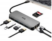 START BX-10HB 8Lİ TYPE-C=>USB3.0+HDMI+RJ45 G - 2