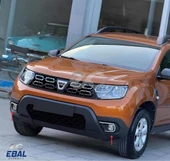 Dacia Duster Krom  Sis Farı Çerçevesi 2 Prç. 2018-2024 P.Çelik thumbnail 4