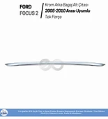 Ford Focus 2 Sedan Krom Arka Bagaj Alt Çıtası 2005-2010 P.Çelik thumbnail 3