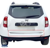Dacia Duster Formlu Krom Bagaj Alt Çıtası  2010-2018 Arası Paslanmaz Çelik thumbnail 2