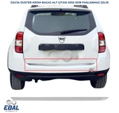 Dacia Duster Formlu Krom Bagaj Alt Çıtası  2010-2018 Arası Paslanmaz Çelik thumbnail 1