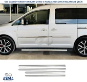 VW  Caddy Krom Yan Kapı Çıtası 4 Parça 2004-2015 P. Çelik thumbnail 1