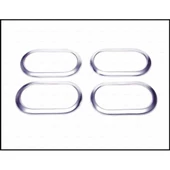 Dacia Sandero Krom Iç Kapı Kolu Çerçevesi 2006-2011 Paslanmaz Çelik thumbnail 4